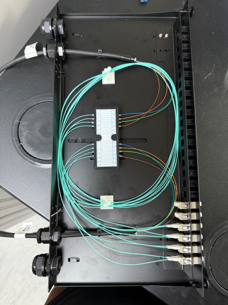 New fibre patch panel