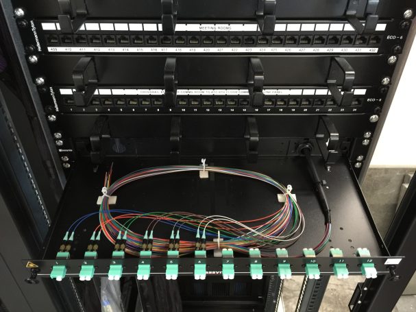 New fibre patch panel